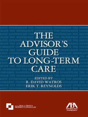 cover image of The Advisor's Guide to Long-Term Care